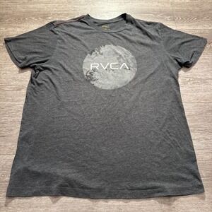 RVCA Shirt Mens XXL Gray‎ Graphic Sellout Tee Short Sleeve Skate Outdoor Adult